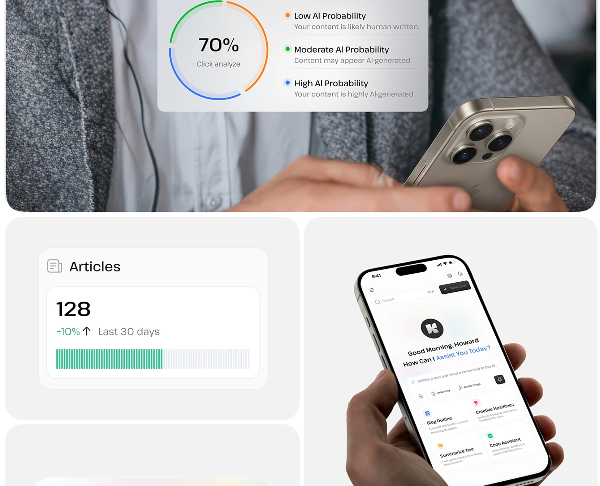 Diseño de interfaz UI de la aplicación KATTEB